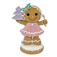 Gingerbread Girl Pink Dress