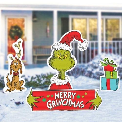 The Grinch Yard Signs