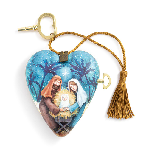 Demdaco Art Heart | Holy Family