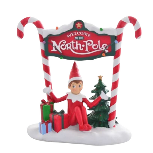 North Pole Welcome Sign