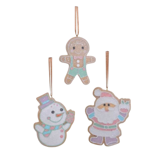 Fairy Floss Gingerbread Ornament | Santa