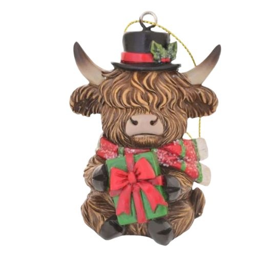 Highland Cow Hanging Ornaments