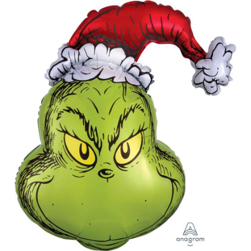 Grinch Head Balloon
