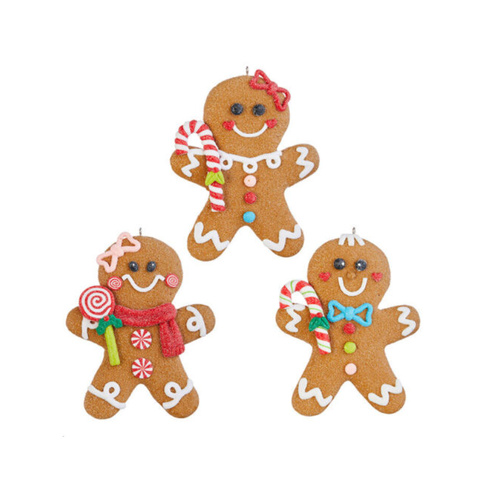 Raz | Jingle & Cocoa | Gingerbread Man Ornament