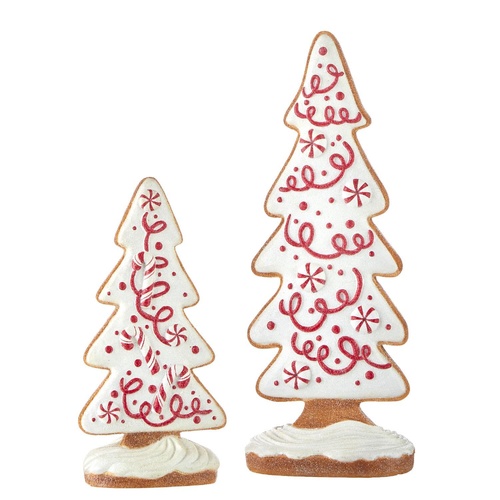 Raz | Peppermint Gingerbread Tree | Lge