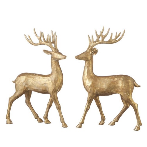 Raz | Classic Carols | Gold Leaf Deer