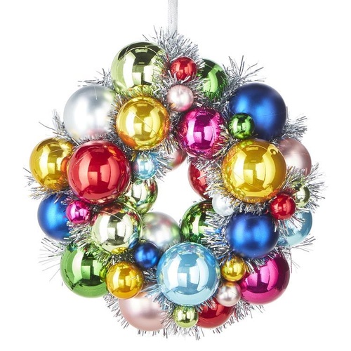 Raz | Vintage Farmhouse | Ball Wreath Ornament