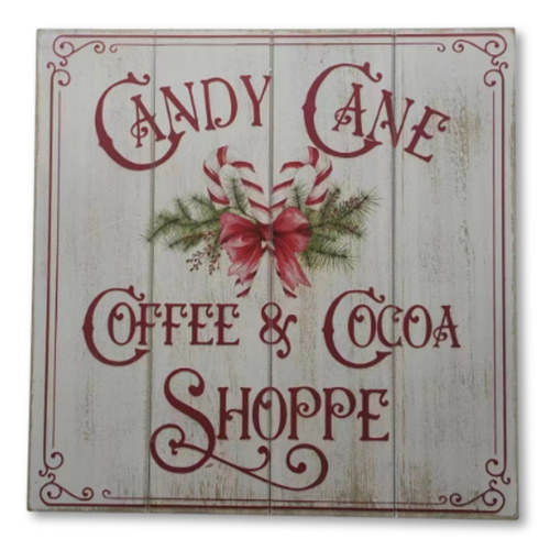 Candy Cane Shoppe Sign