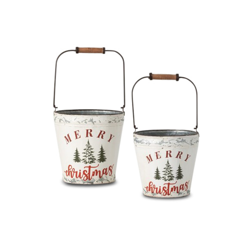Rustic Farmyard Bucket Set
