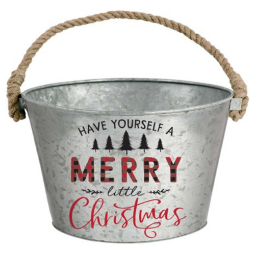 Merry Little Christmas Bucket