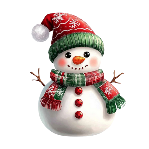 Metal Snowman Sign