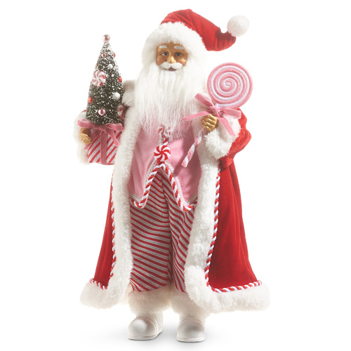 Raz | Peppermint Swirl Santa