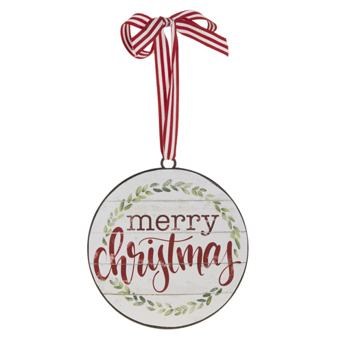 Raz | Heartfelt Holiday | Merry Christmas Ornament