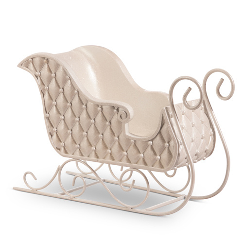 Raz | Pearlescent Quilted Sleigh