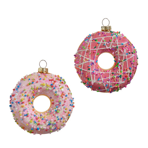 Raz | Donut Ornament | PalePink