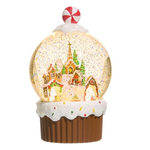 Raz | Gingerbread Village Snowglobe