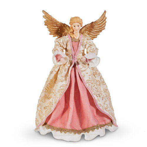 Victorian Angel Tree Topper | Pink