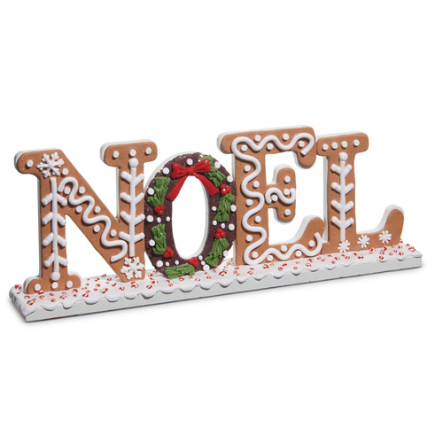 Noel Gingerbread Sign