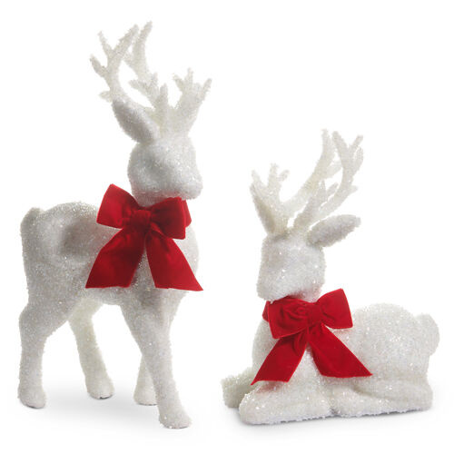 Glitter Deer w/ Bow