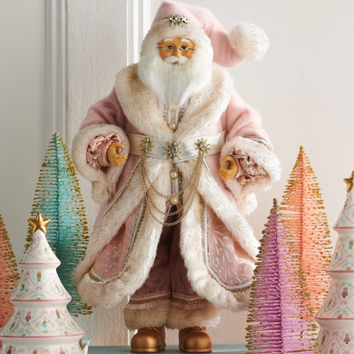 Raz | Nutcracker Suite Blush Santa