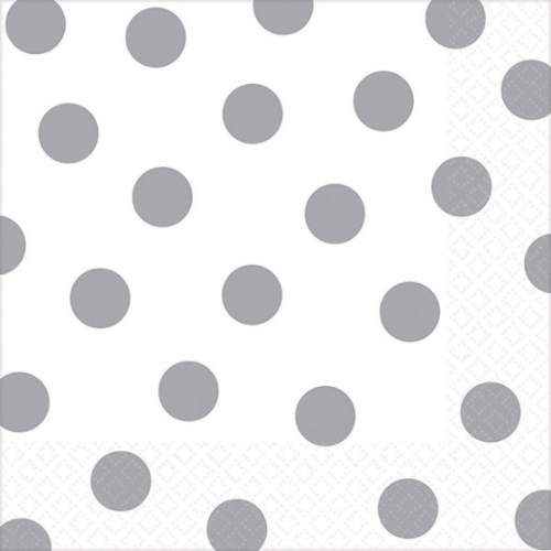 Frosty White Napkins