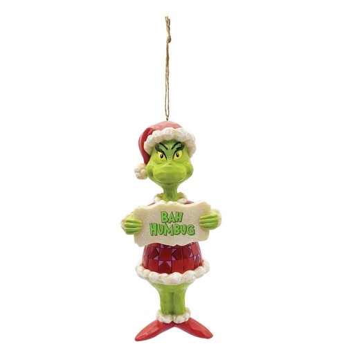 Grinch by Jim Shore | Bah Humbug Ornament