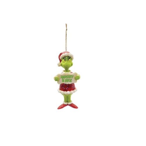Grinch by Jim Shore  | Naughty/Nice Ornament