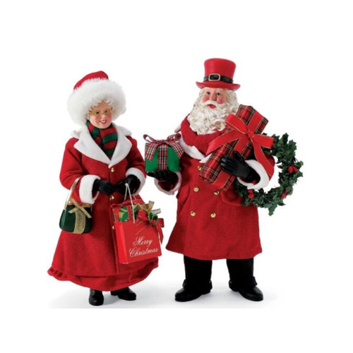 Department 56 | Santa & Mrs Clause Shopping Trip