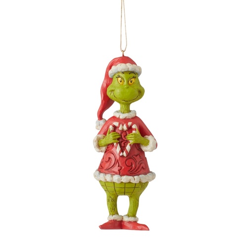 Grinch by Jim Shore | Grinch w/ Candy Cane Ornament