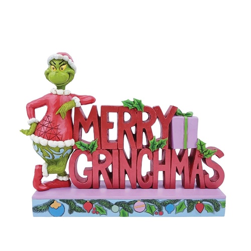 Grinch by Jim Shore | Merry Grinchmas Word