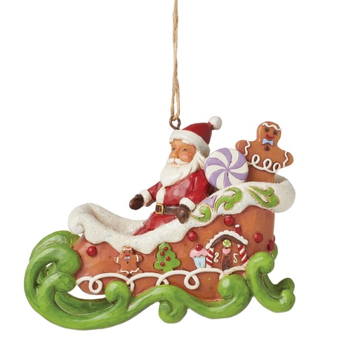 Heartwood Creek | Santa in Gingerbread Sled