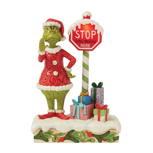 Grinch by Jim Shore | Led Stop Sign