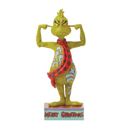Grinch by Jim Shore | Pluggin his Ears