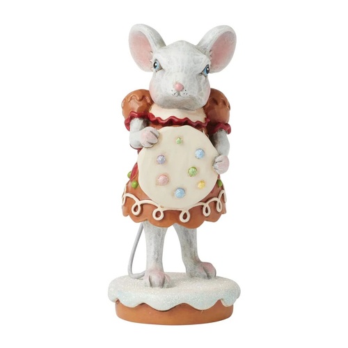 Gingerbread Mouse Girl w/ Cookie