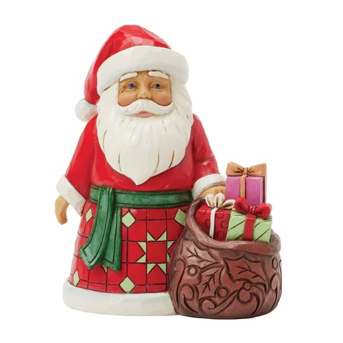 Pint Sized Santa w/Toy Bag