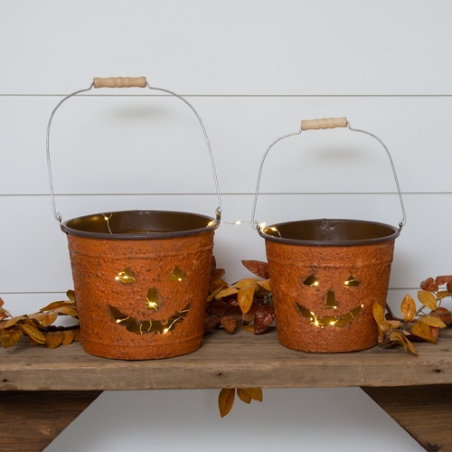 Jack O'Lantern Bucket | Lge