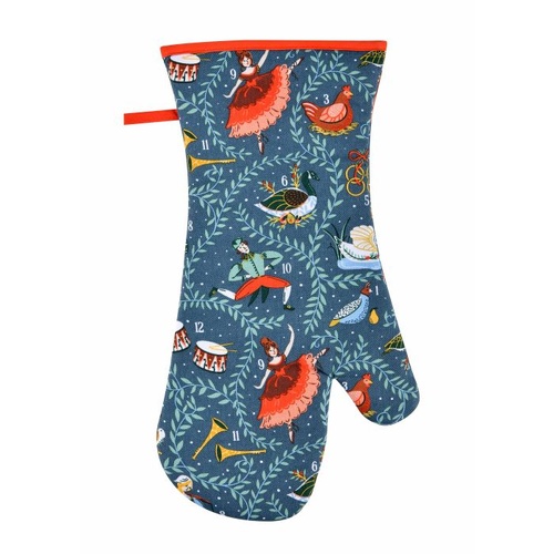 12 Days of Christmas Oven Mitt