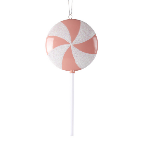 Pink Glittered Lollypop