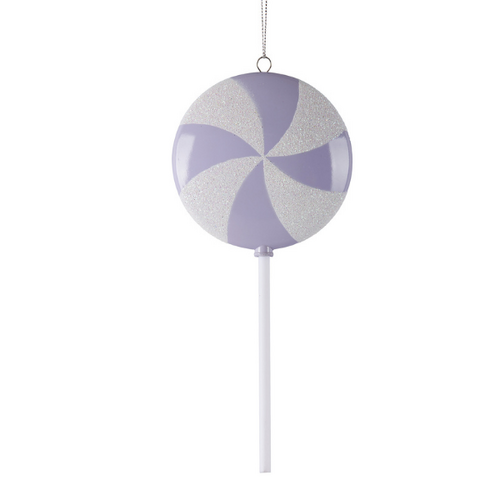 Purple Glittered Lollypop