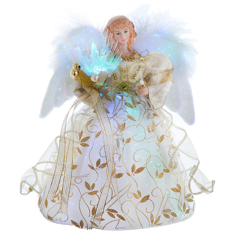 Kurt Adler | Gold Treetop Angel