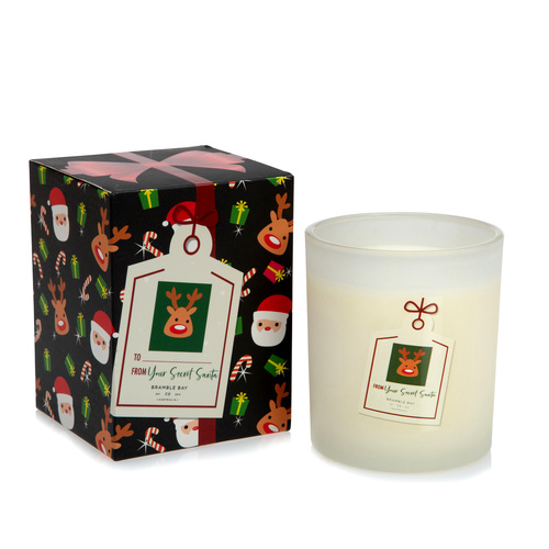 Secret Santa Candle | Reindeer
