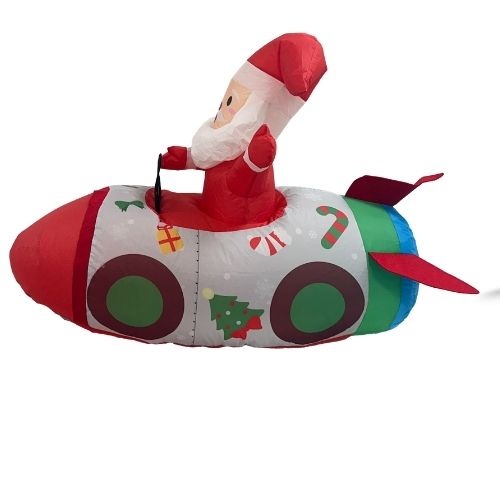 Santa Rocket | Inflatable