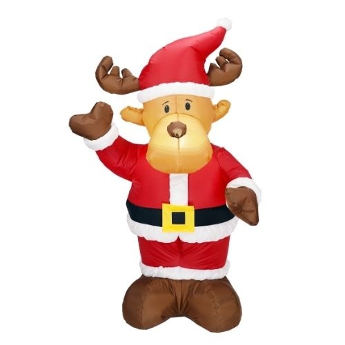 Reindeer Santa | Inflatable