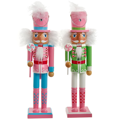 Kurt Adler | Pastel Soldier Nutcracker | Pnk