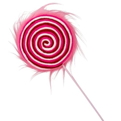 Grinchmas Pink Fluffy Lollipop