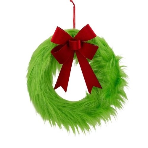Grinchmas Fluffy Wreath