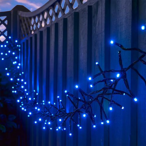 500 Blue LED Cluster Lights