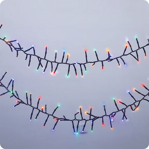 500 MultiColour LED Cluster Lights