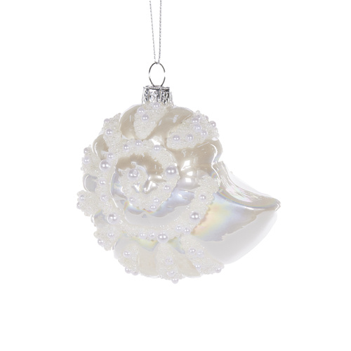 Coil Shell w/ Pearls