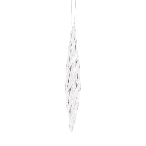 Holly & Ivy | Glass Twist Finial